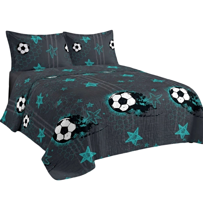 CUBRECAMADA DE VERANO PLAZA Y MEDIA CON DISEÑO J17 - 3