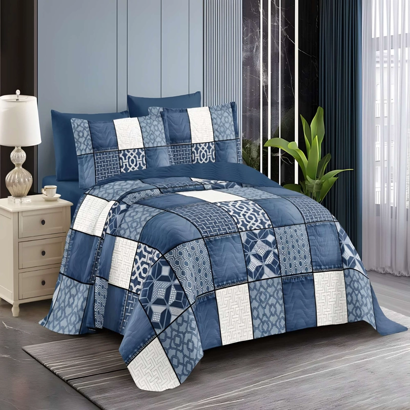 CUBRECAMA PREMIUM DE VERANO CON DISEÑO KING B2 - 2