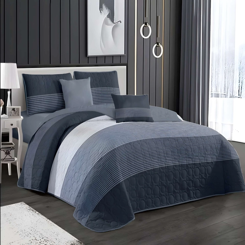 CUBRECAMA PREMIUM DE VERANO CON DISEÑO 2 PLAZA B22 - 1