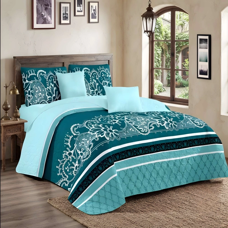 CUBRECAMA PREMIUM DE VERANO CON DISEÑO 2 PLAZA B21 - 1
