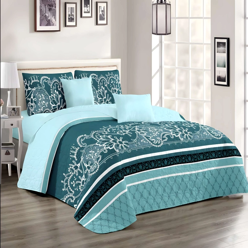 CUBRECAMA PREMIUM DE VERANO CON DISEÑO 2 PLAZA B21 - 2