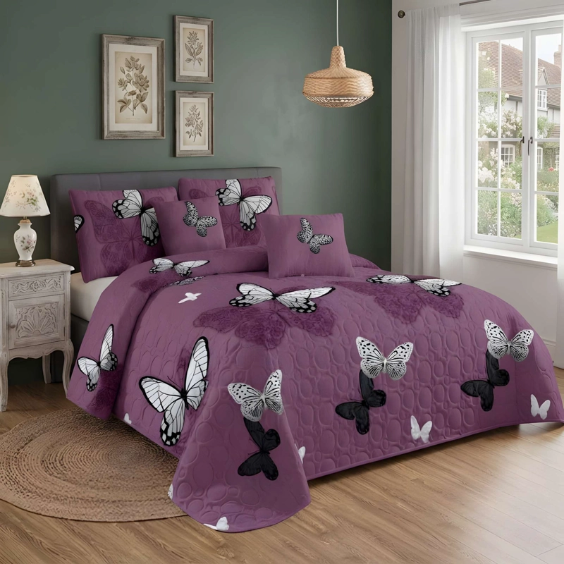 CUBRECAMA PREMIUM DE VERANO CON DISEÑO 2 PLAZA B19 - 1