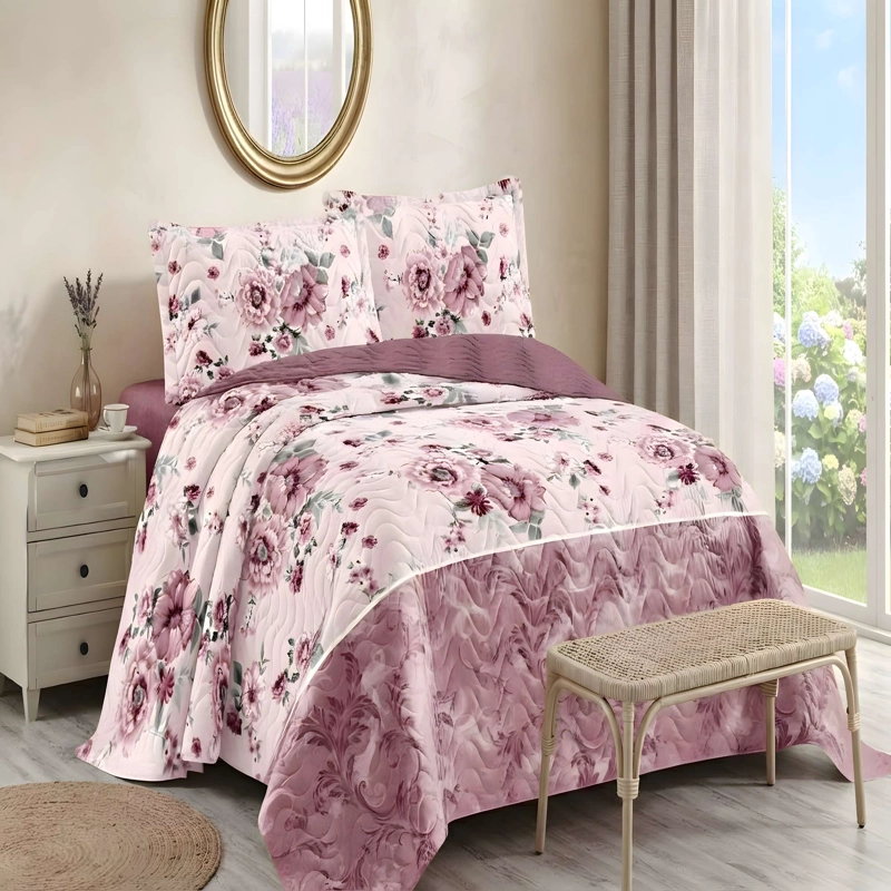 CUBRECAMA PREMIUM DE VERANO CON DISEÑO KING B18 - 1