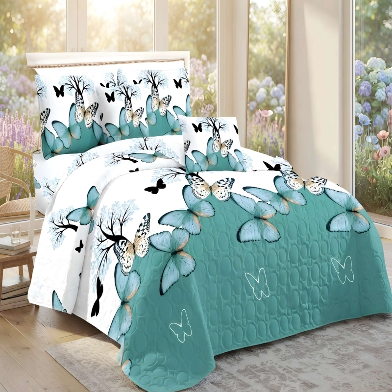 CUBRECAMA PREMIUM DE VERANO CON DISEÑO 1,5P B22 - 1