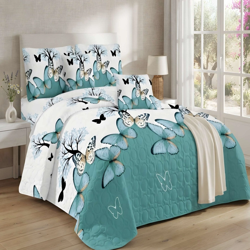 CUBRECAMA PREMIUM DE VERANO CON DISEÑO 1,5P B22 - 3