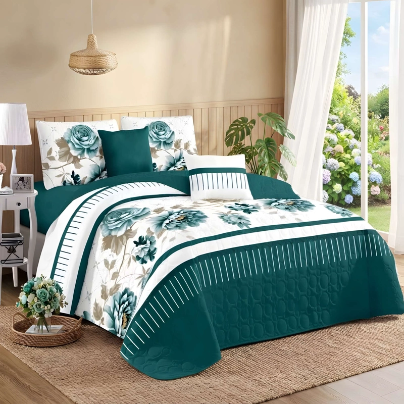 CUBRECAMA PREMIUM DE VERANO CON DISEÑO 1,5P B35 - 1