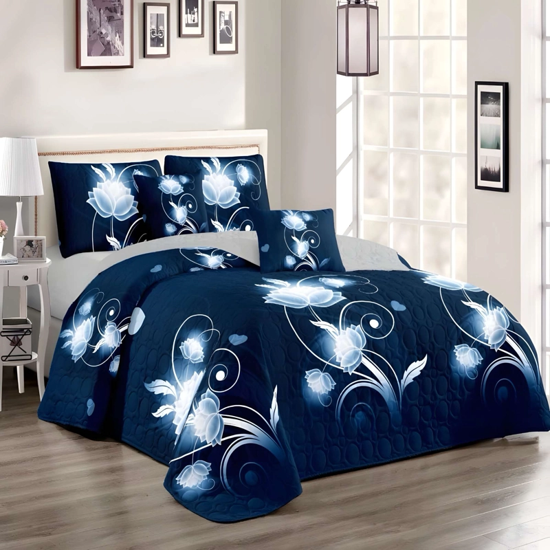 CUBRECAMA PREMIUM DE VERANO CON DISEÑO 2 PLAZA B8 - 2