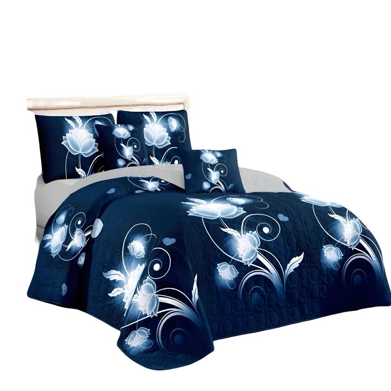CUBRECAMA PREMIUM DE VERANO CON DISEÑO 2 PLAZA B8 - 4