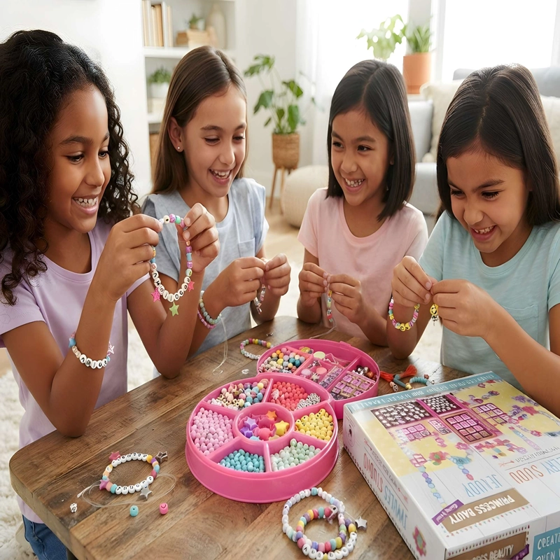 SET CREATIVO DE PULSERAS PARA NIÑA MULTICOLOR - 3