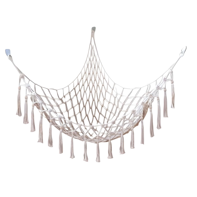 RED DE ALMACENAMIENTO ESTILO BOHO DE MACRAME - 3