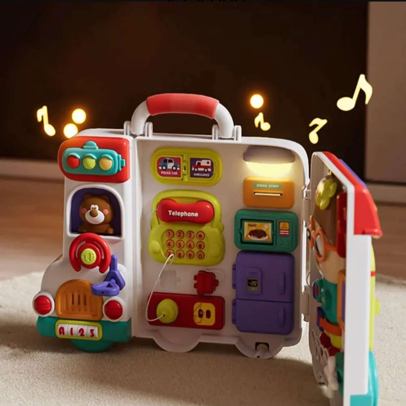 CARRO DE ACTIVIDADES MULTIFUNCIONAL SENSORIAL PARA BEBE - 1