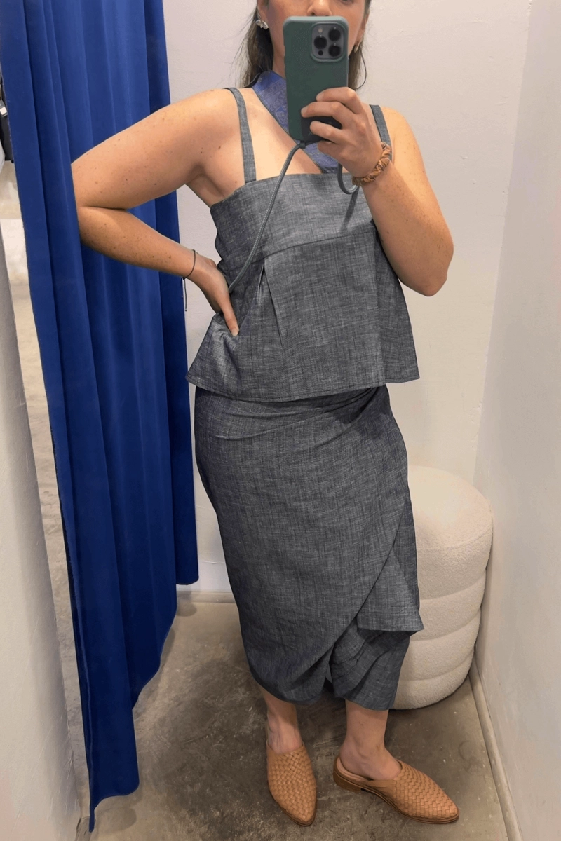 FALDA ESTERO DENIM - 8