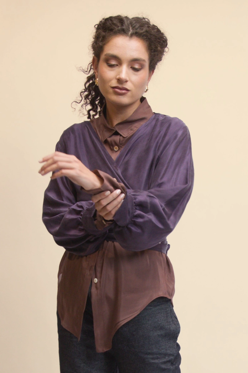 BLUSON DEL VALLE CUPRO VIOLETA - 5