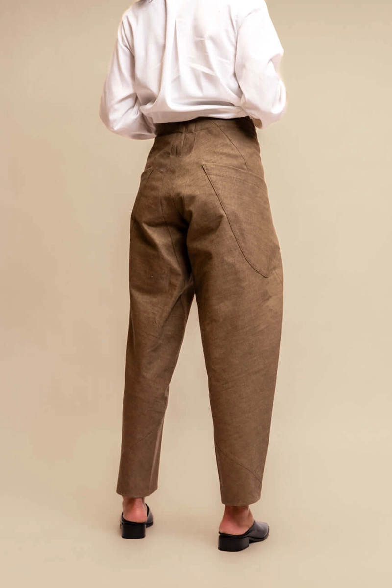 PANTALON DERIVA DENIM CAFE - 2
