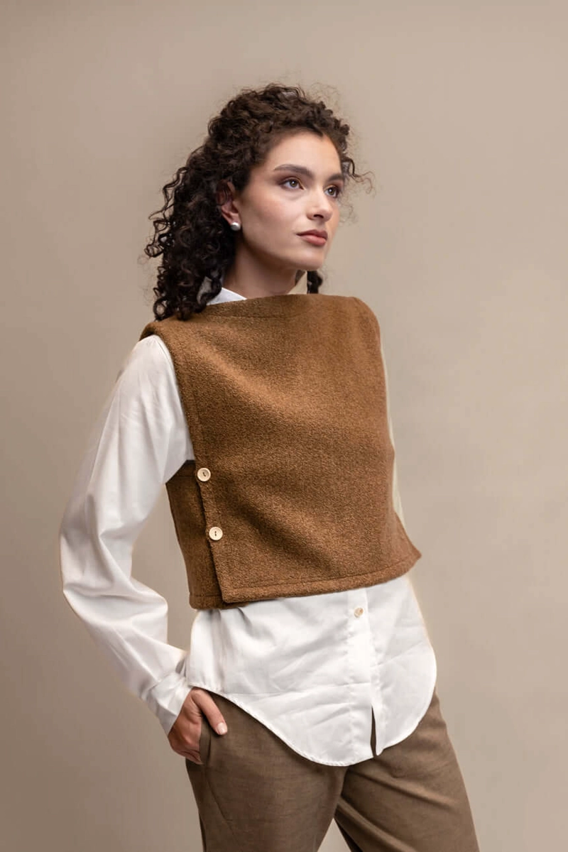 PECHERA DUNA LANA MERINO CAFE - 1