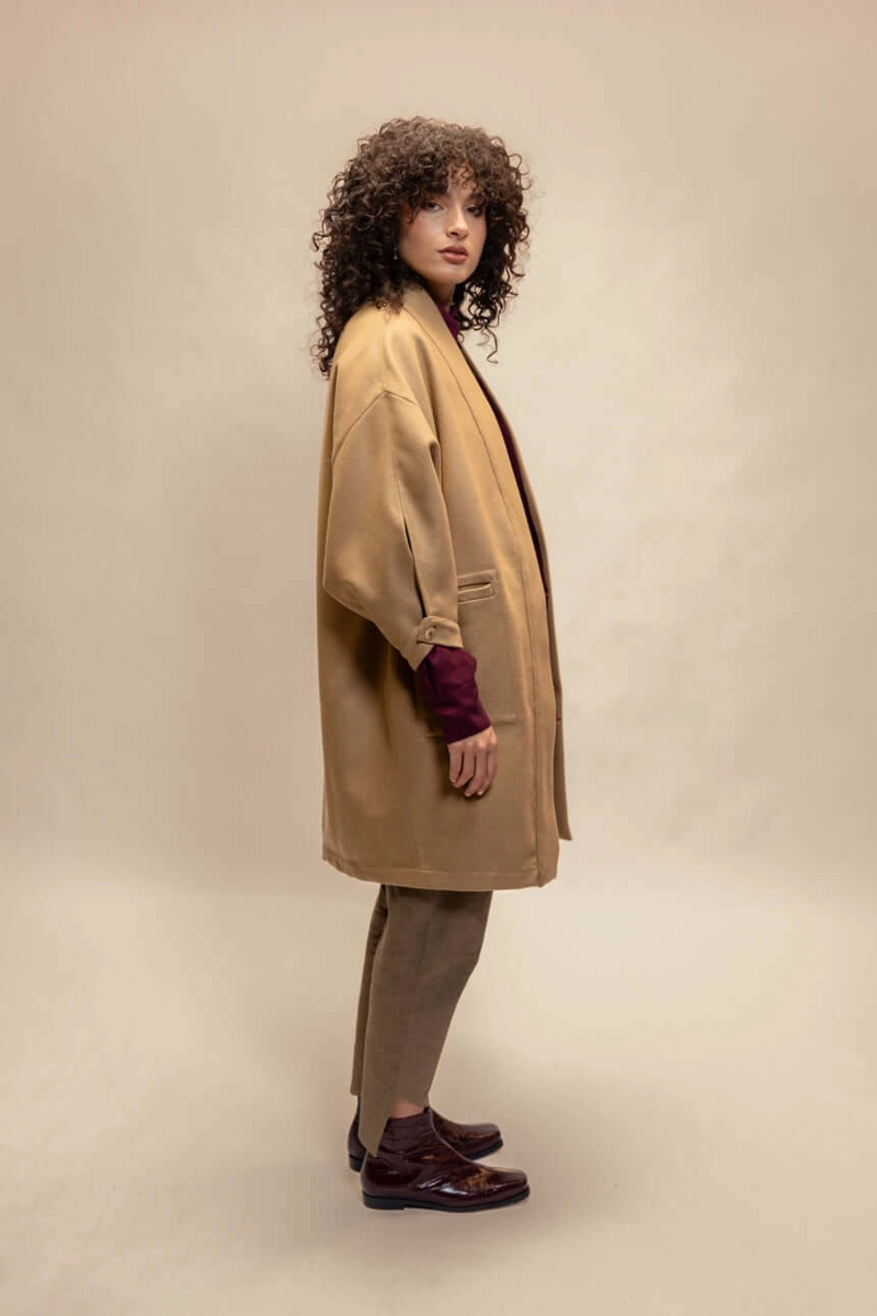 ABRIGO BARLOVENTO LANA CAMEL - 2