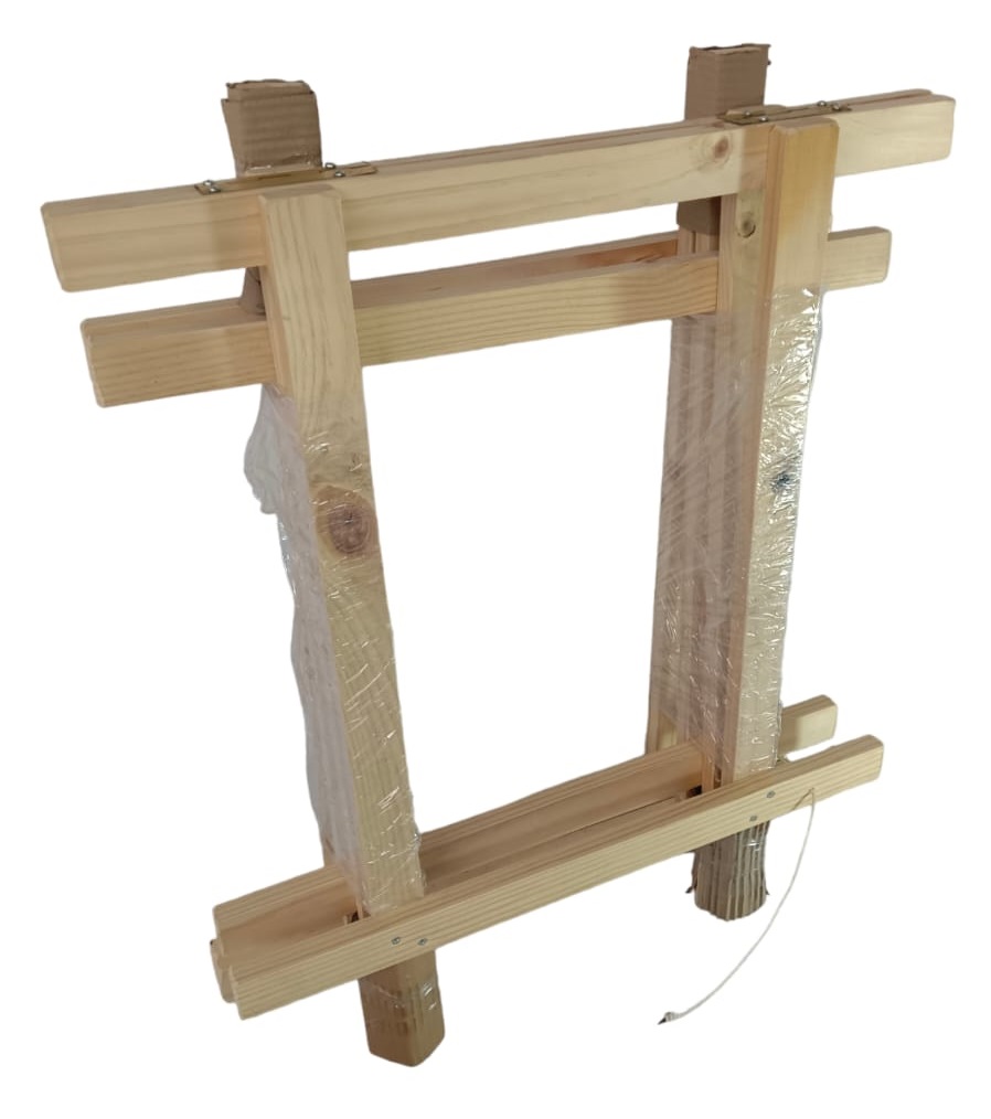 CABALLETE PLEGABLE DE MADERA . UNICO CON BISAGRAS Y TORNILLOS - 4