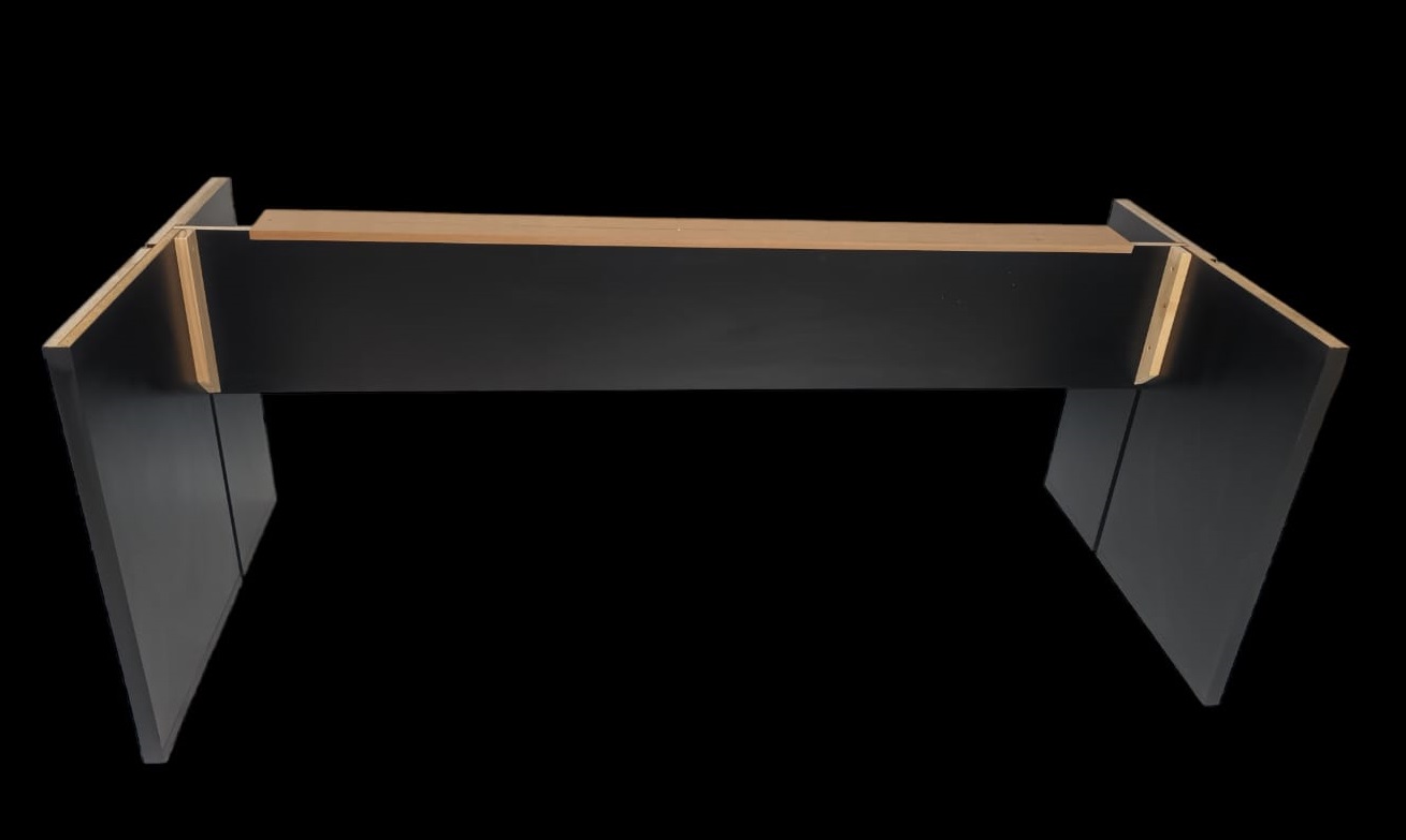 ESCRITORIO EN L , DAVINCI. CUBIERTA PRINCIPAL 180X70 Y LATERAL 90X45.- CAJONERA DE 4 CAJONES.- - 3
