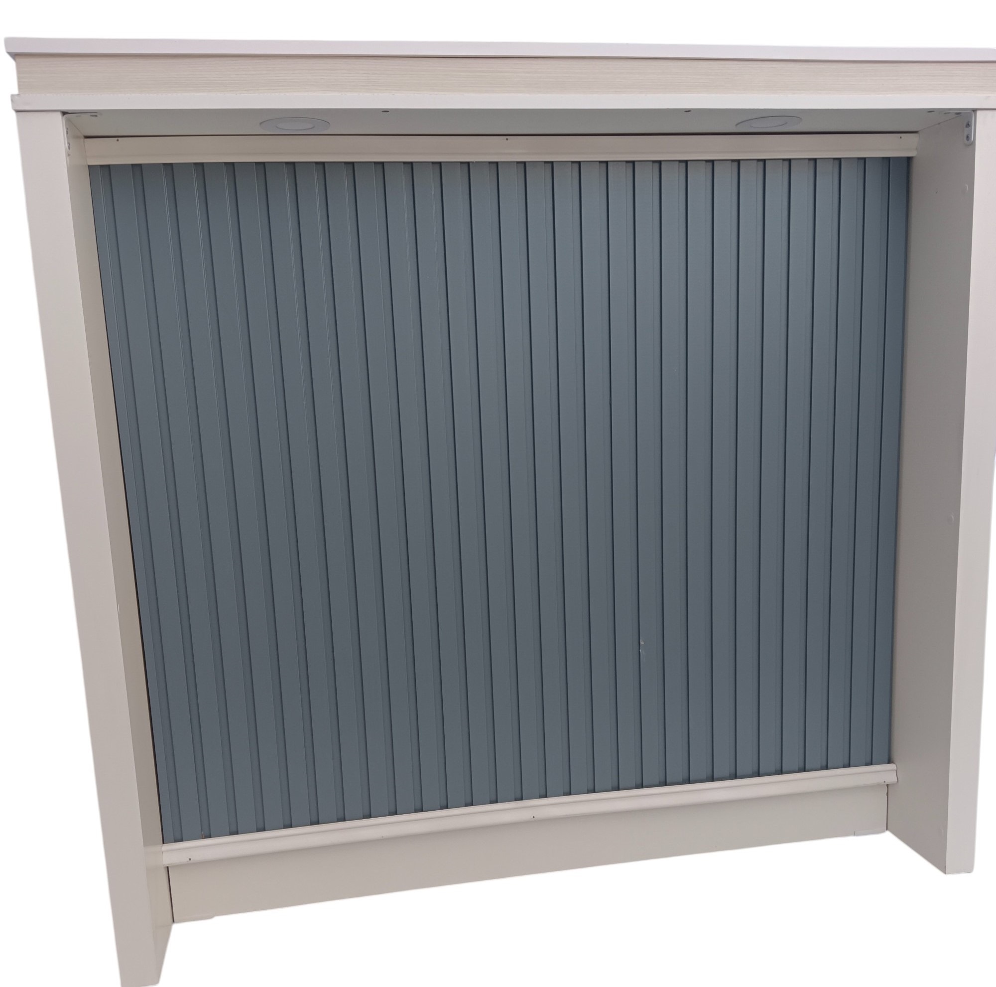 MESON DE RECEPCION BLUE OCEAN 120 X 60 X 110 (H) INCLUYE LUZ LED - 5