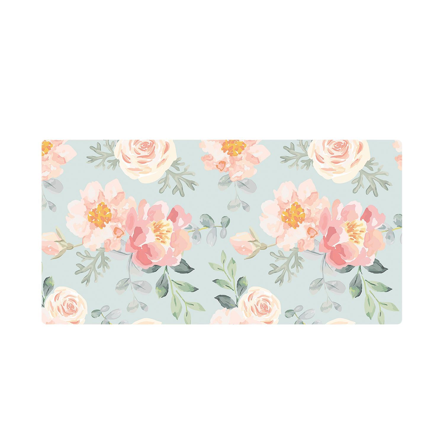 MOUSE PAD XL OFICINA FLORES 40X70 CM - 1