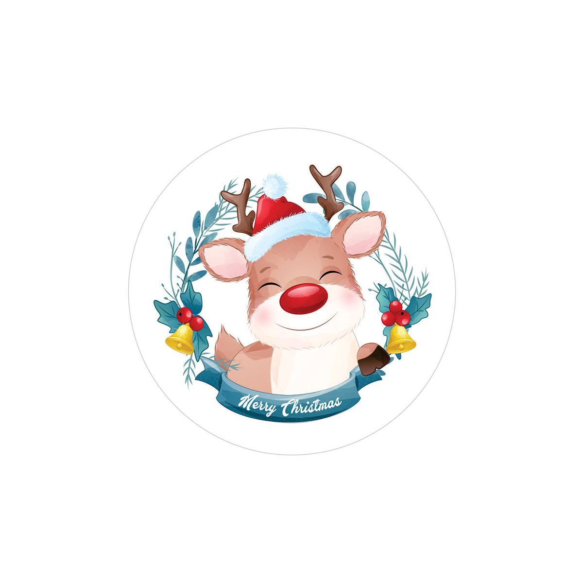 SET 6 INDIVIDUALES NAVIDAD 17 REDONDO - 3