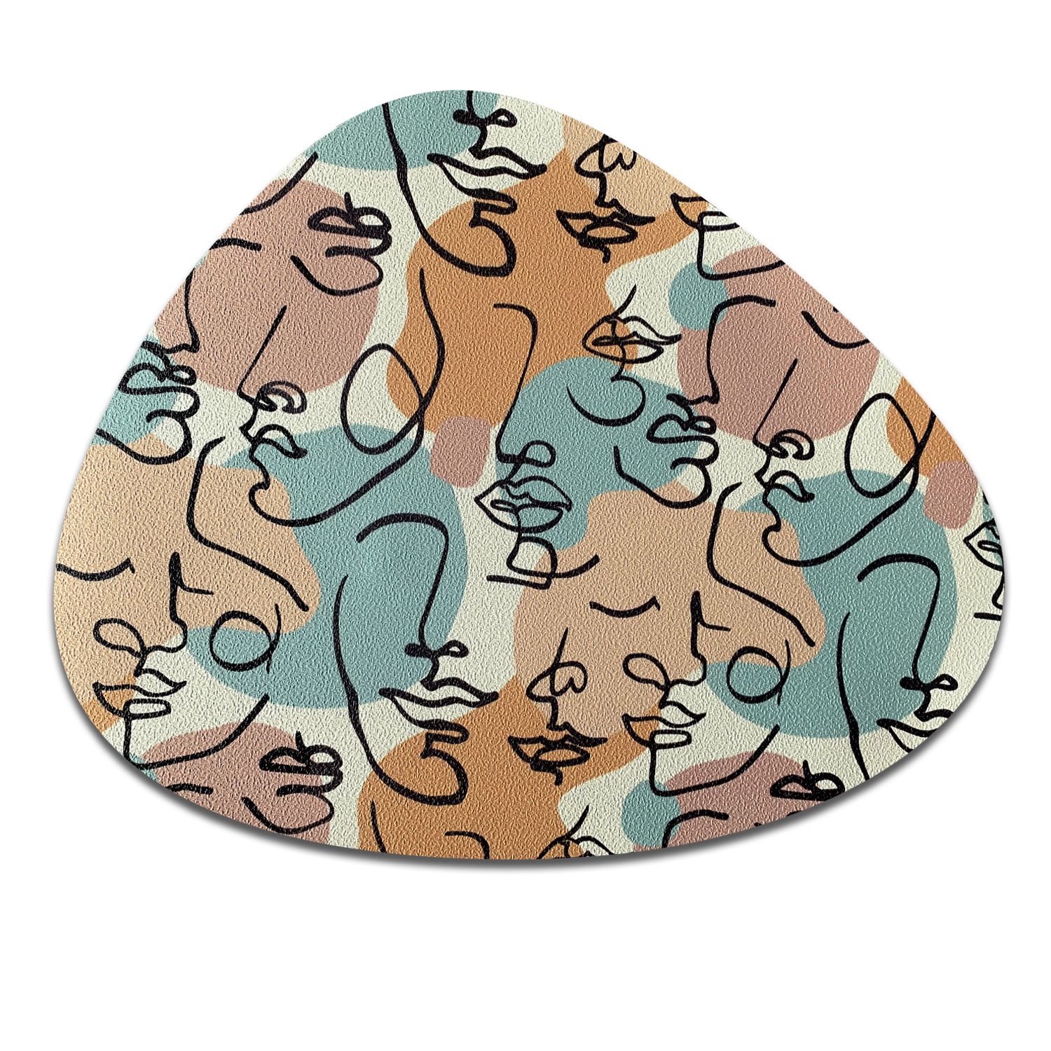 SET 6 INDIVIDUALES CARAS STONE - 1