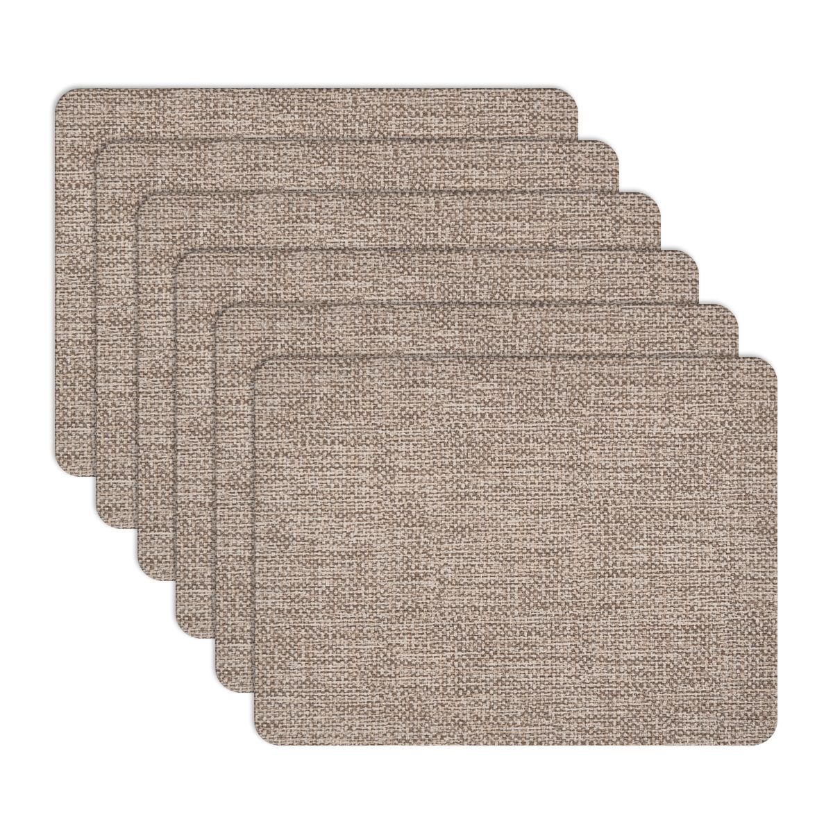 SET 6 INDIVIDUALES LUXE PURE CASHEMERE RECTANGULAR - 2