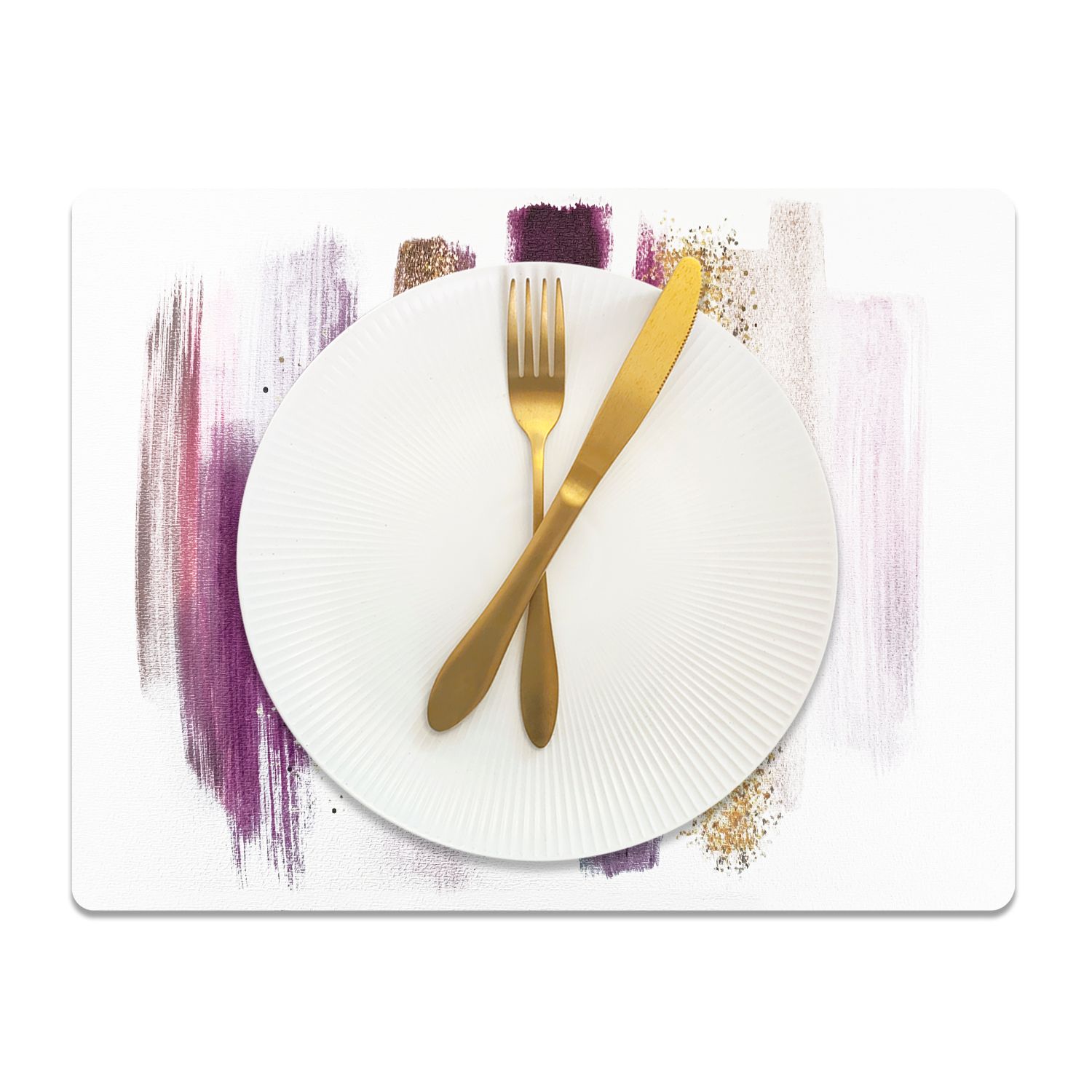 SET 4 INDIVIDUALES PINCELADAS RECTANGULAR - 3