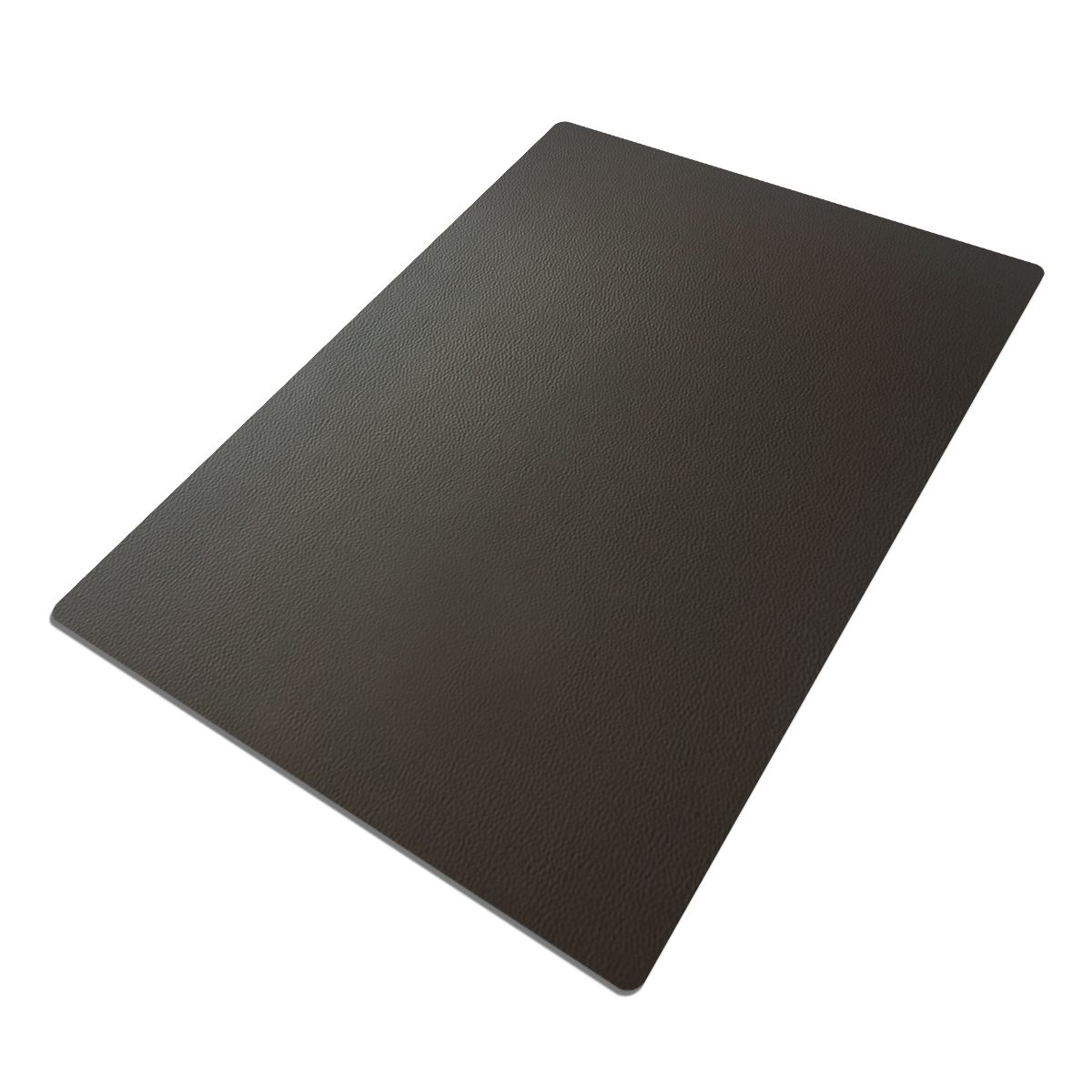 SET 4 INDIVIDUALES DE MESA ECOCUERO CAFE 32X42 CM - 1