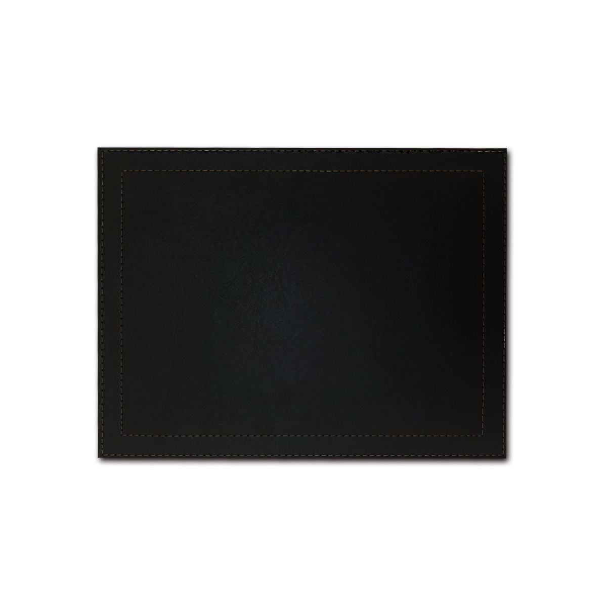 SET 4 INDIVIDUALES NEGRO RECTANGULAR - 1