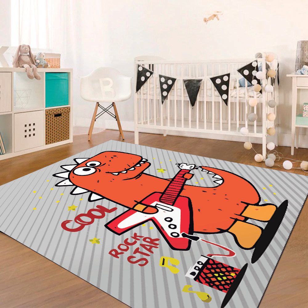 ALFOMBRA VINÍLICA INFANTIL DINO ROCK 140X180 CM - 3