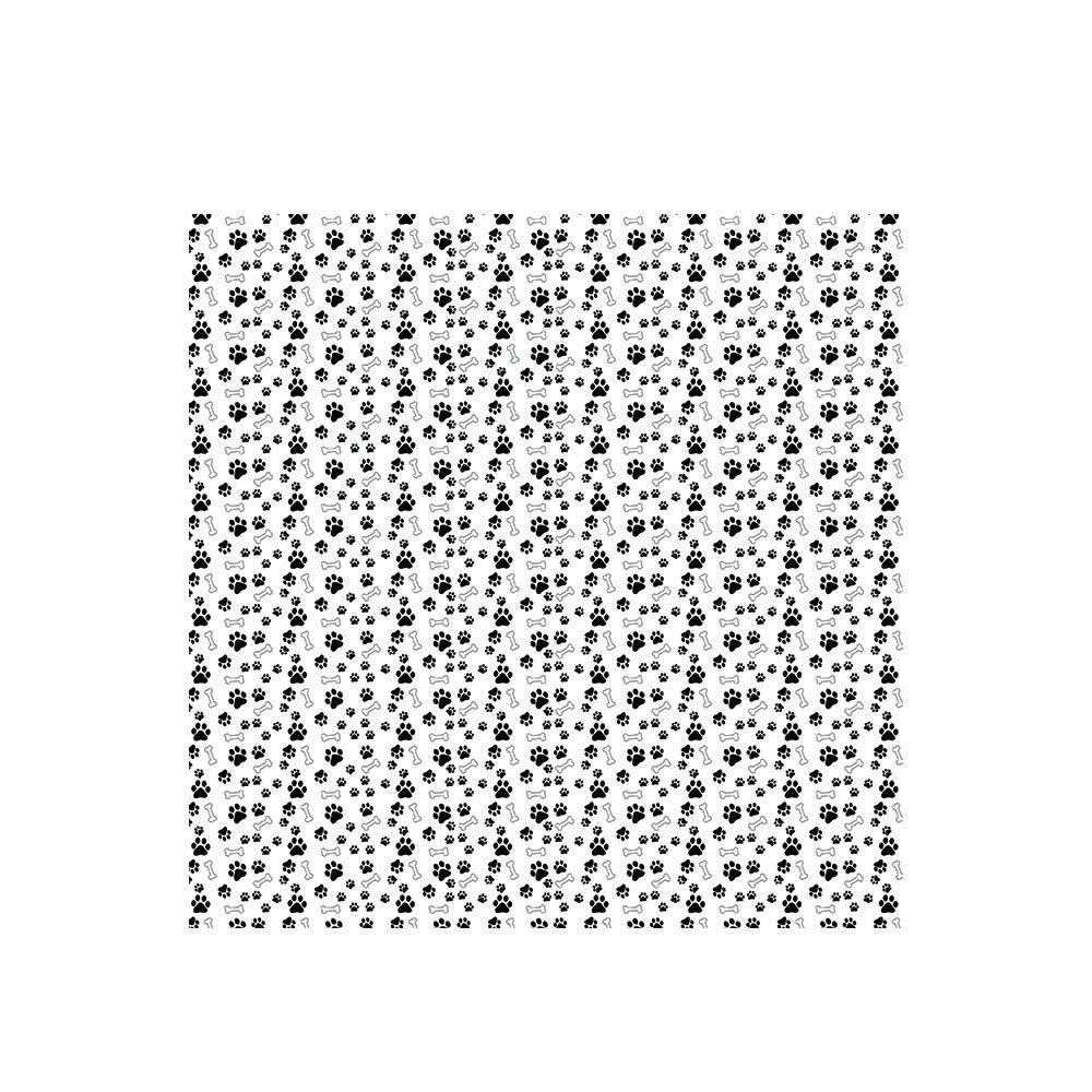 ALFOMBRA VINILICA PET HUESITOS ANTIDESLIZANTE 70X70 CM