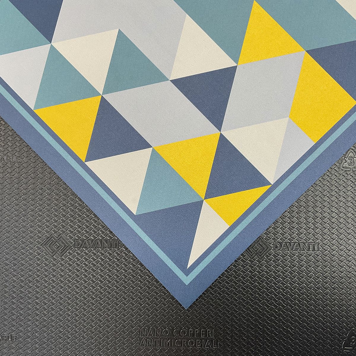 ALFOMBRA VINÍLICA LIVING PRISMA ORION BLUE 50X70 CM - 2
