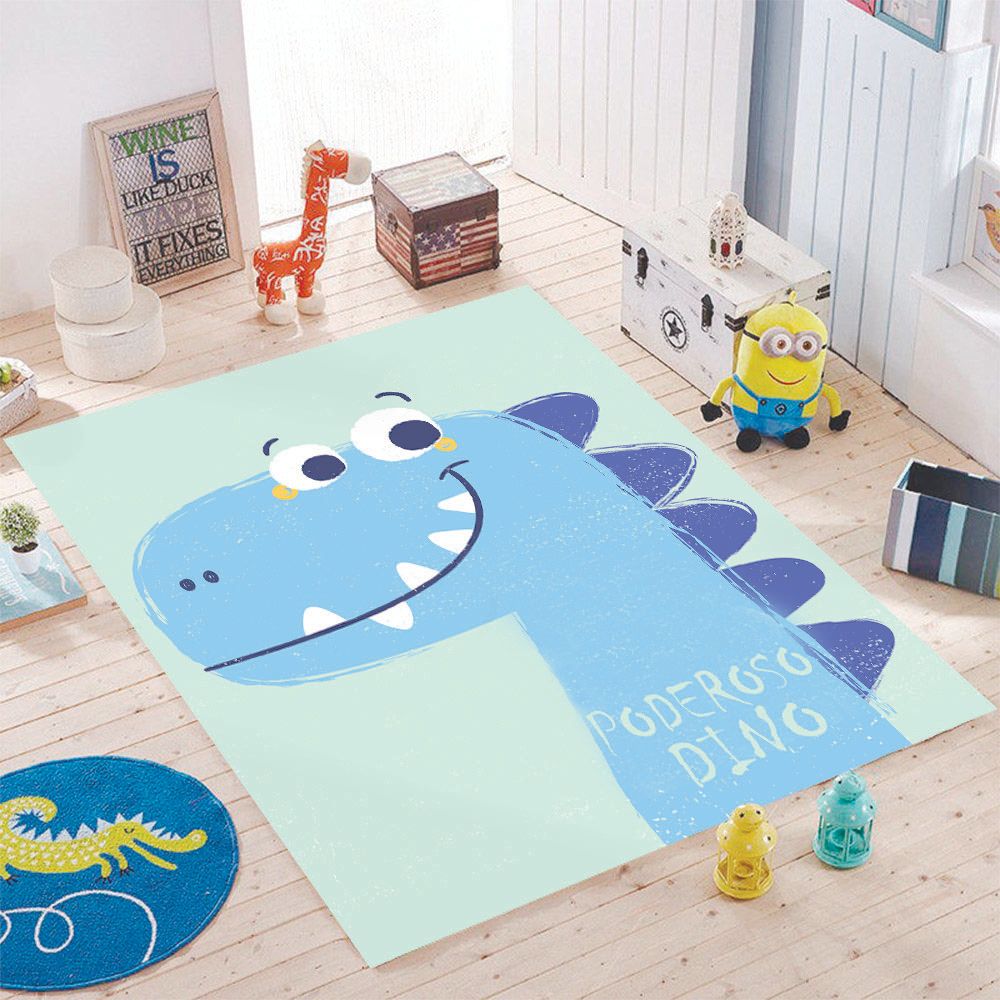 ALFOMBRA VINÍLICA INFANTIL PODEROSO DINO 140X160 CM - 2