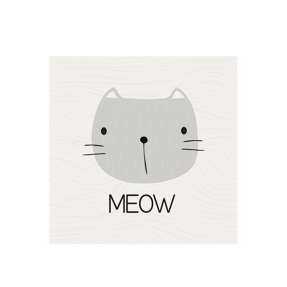 ALFOMBRA VINÍLICA PET MEOW ANTIDESLIZANTE 70X70 CM - 1