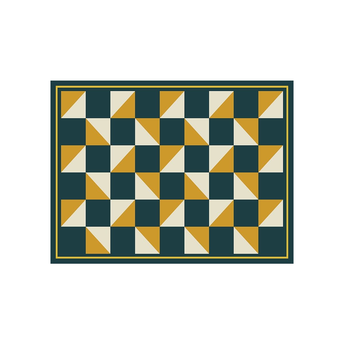 ALFOMBRA VINÍLICA LIVING TABLERO MUSTARD 140X220 CM - 1