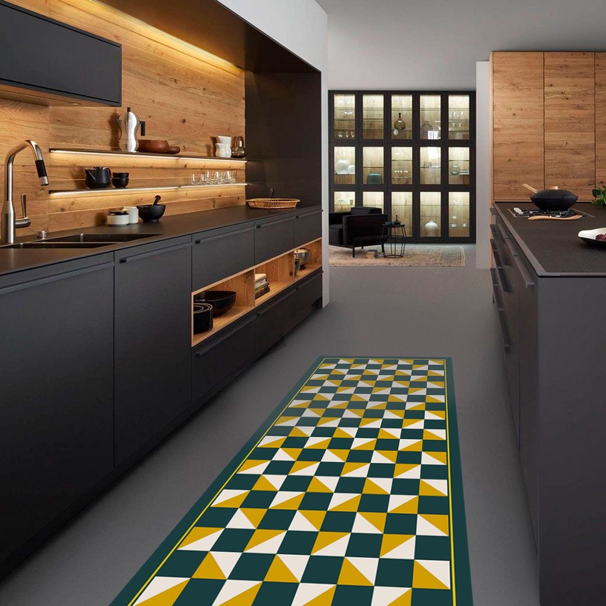 ALFOMBRA VINÍLICA LIVING TABLERO MUSTARD 140X220 CM - 5