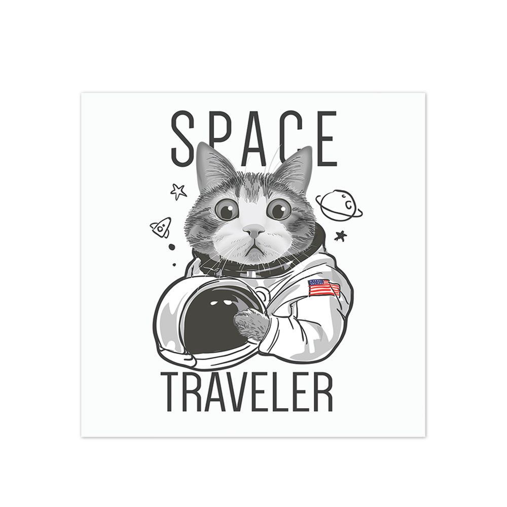 ALFOMBRA VINÍLICA PET SPACE TRAVELER 70X70 CM - 1