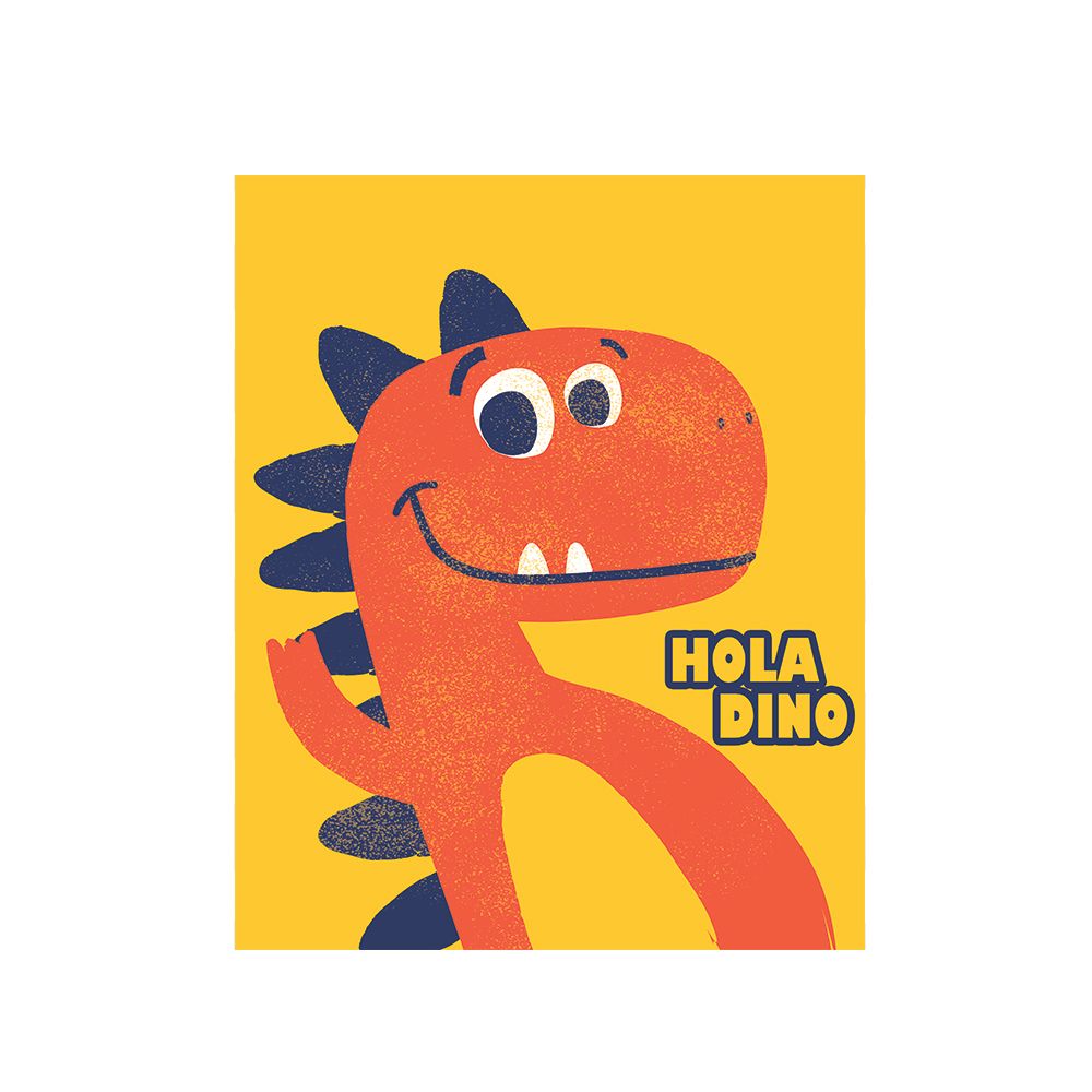 ALFOMBRA VINÍLICA INFANTIL HOLA DINO 140X180 CM - 1