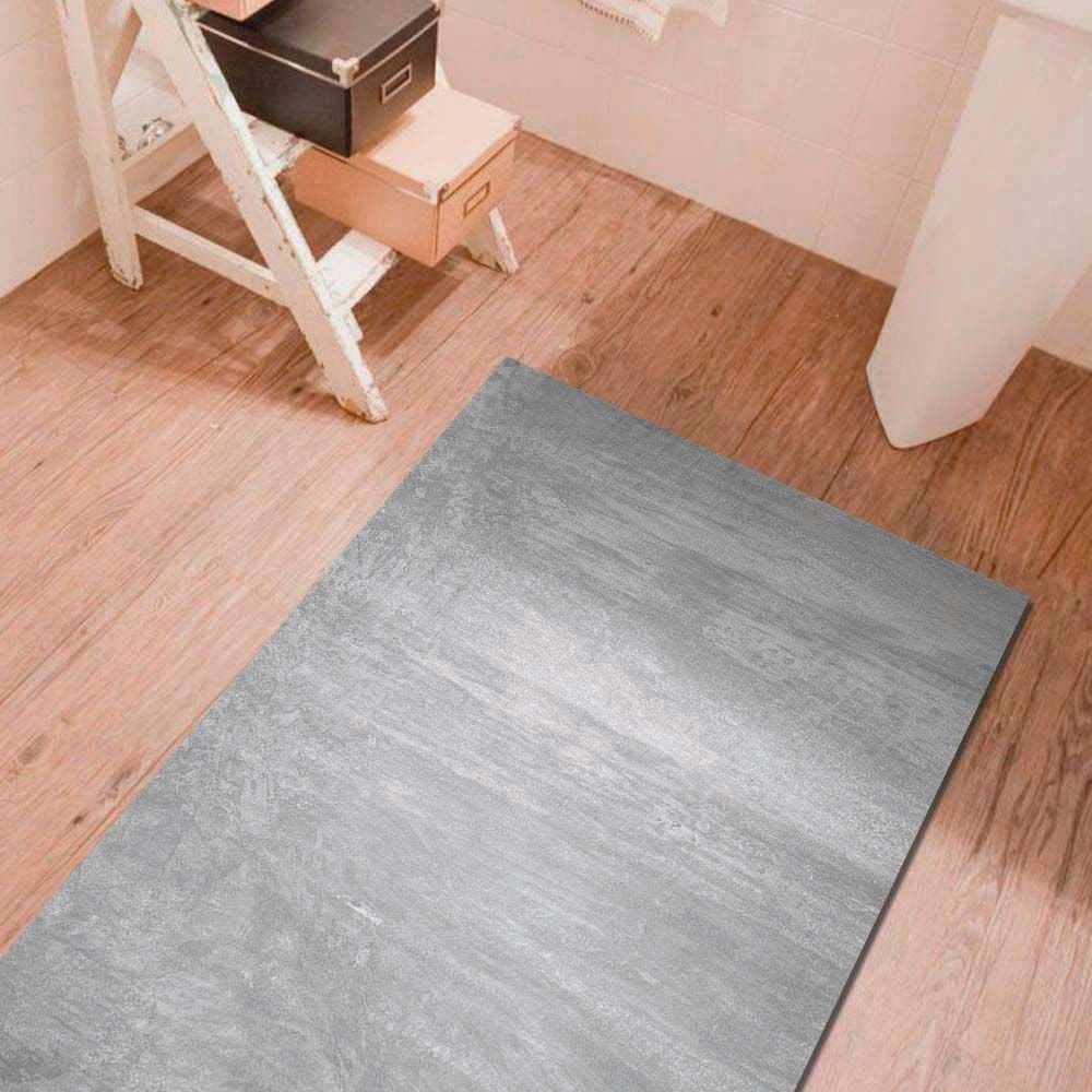 ALFOMBRA VINÍLICA CEMENTO GRIS 50X70 CM - 4