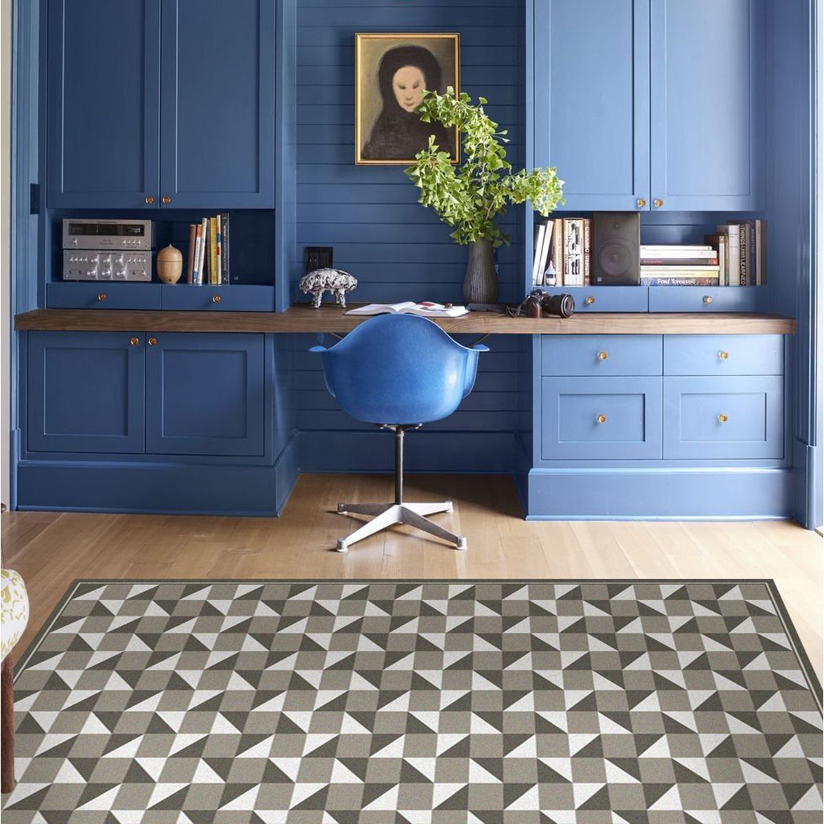ALFOMBRA VINÍLICA LIVING  TABLERO TITANIUM 70X140 CM - 9