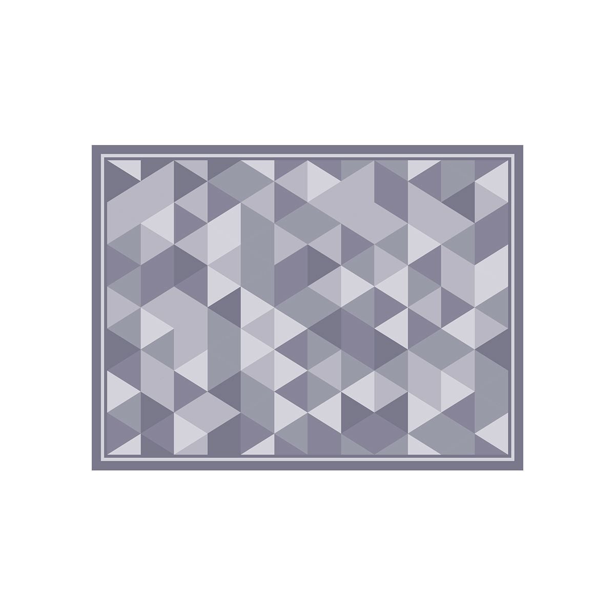 ALFOMBRA VINÍLICA LIVING PRISMA STEEL GREY 140X220 CM - 1