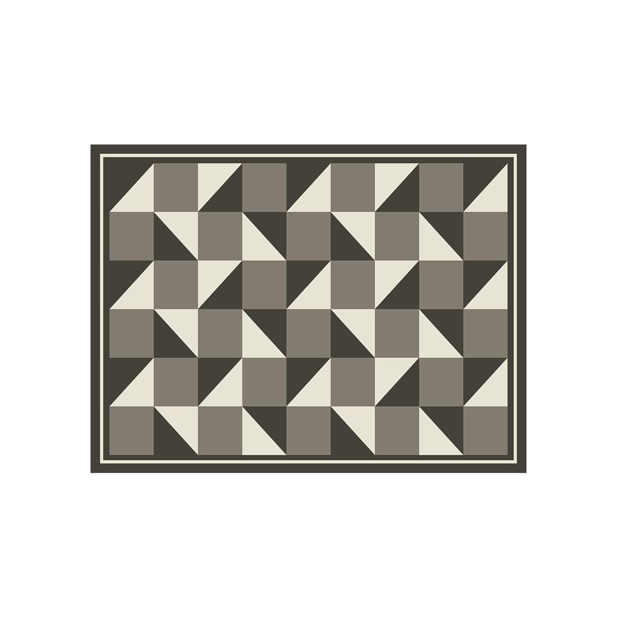 ALFOMBRA VINÍLICA LIVING TABLERO TITANIUM 140X220 CM - 1