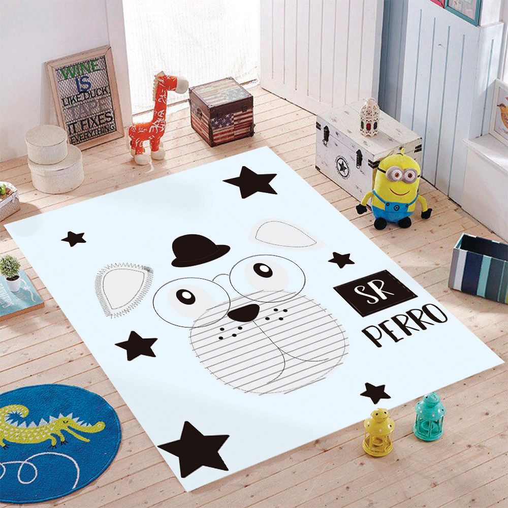 ALFOMBRA VINÍLICA INFANTIL SEÑOR PERRO 140X180 CM - 2