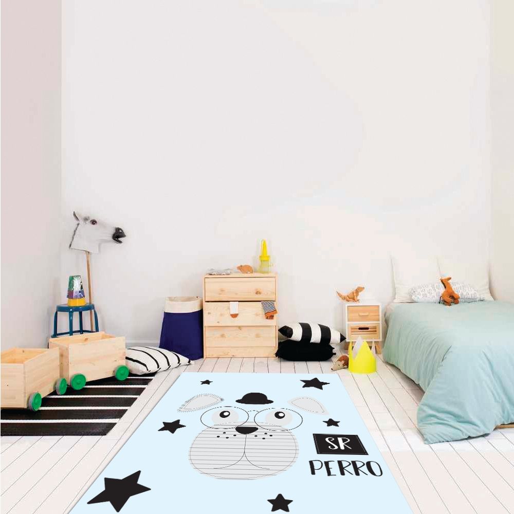 ALFOMBRA VINÍLICA INFANTIL SEÑOR PERRO 140X180 CM - 3