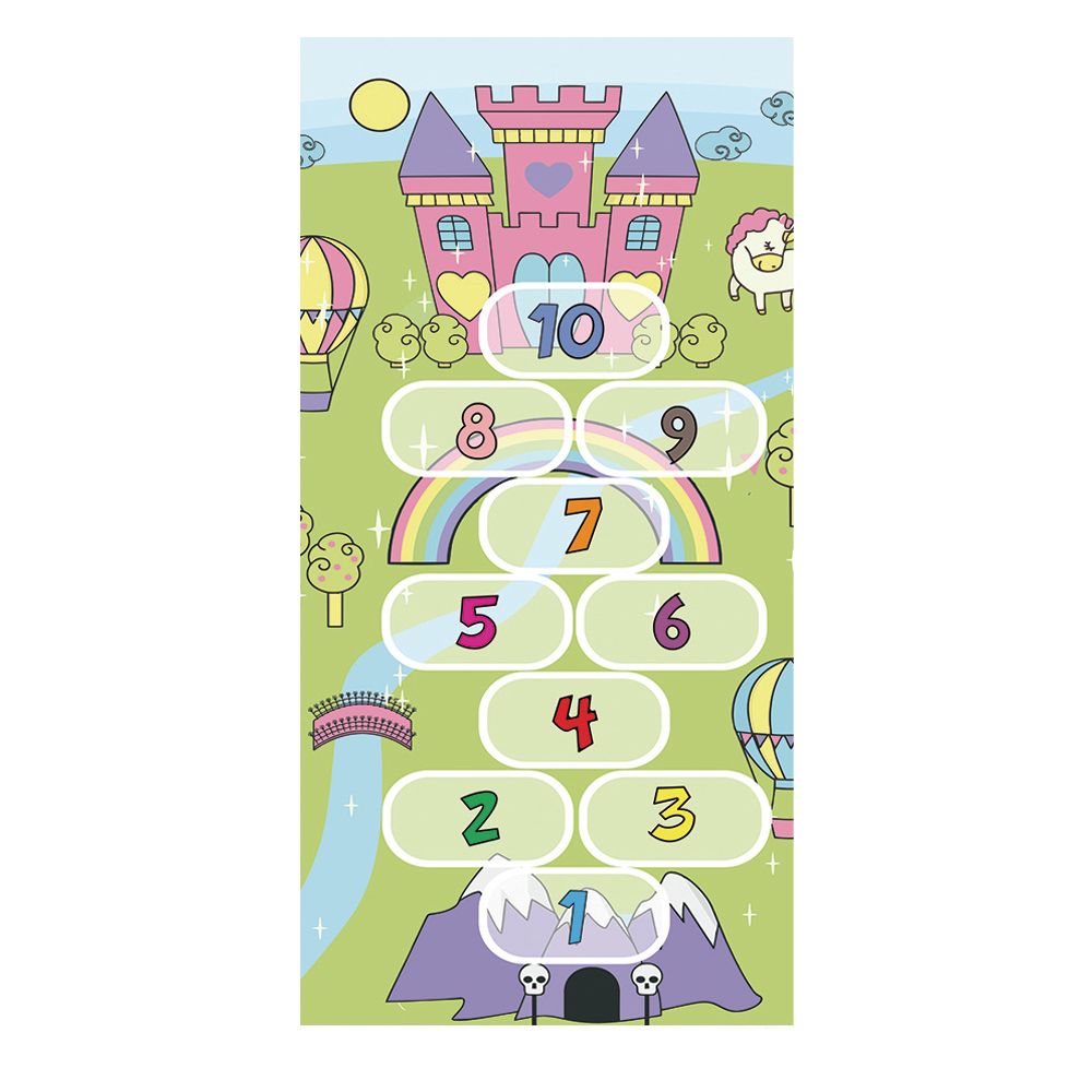ALFOMBRA VINÍLICA INFANTIL LUCHE CASTILLO 140X160 CM - 1