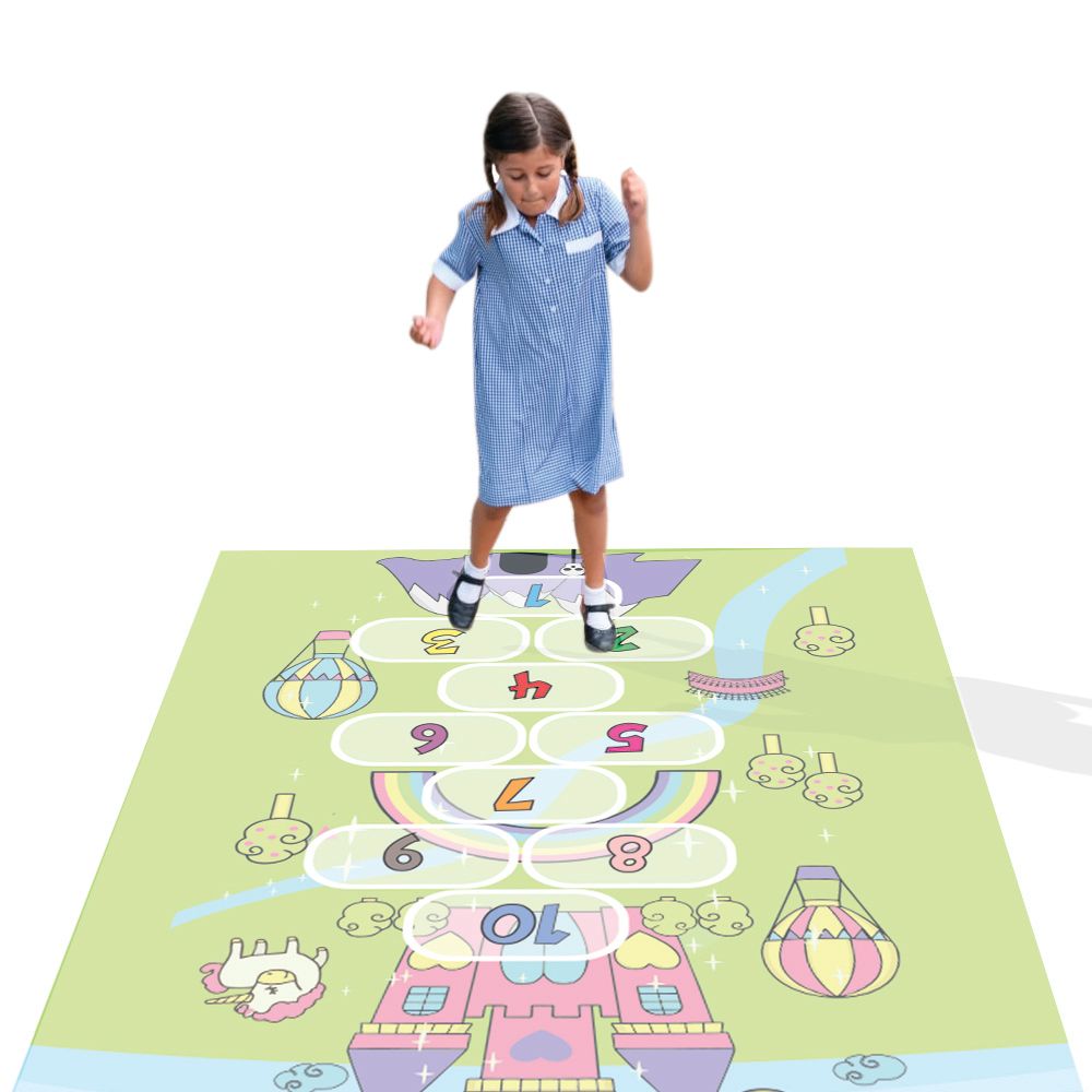 ALFOMBRA VINÍLICA INFANTIL LUCHE CASTILLO 140X160 CM - 3