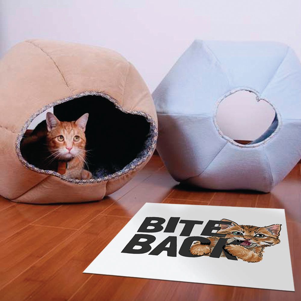 ALFOMBRA VINÍLICA PET BITE BACK 70X70 CM - 2