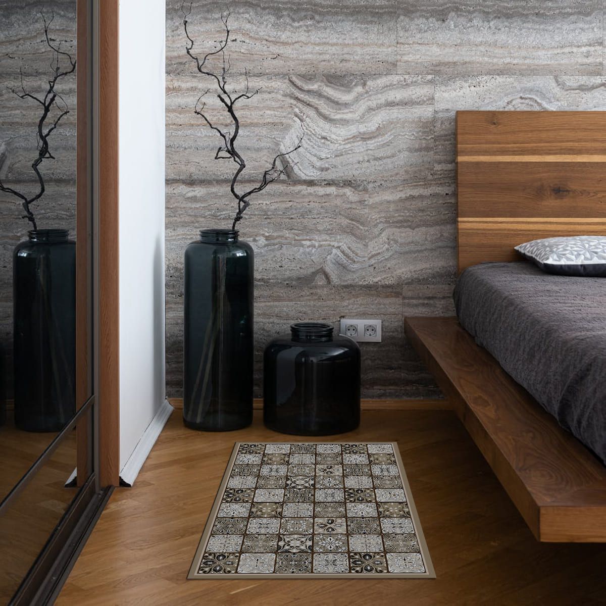 ALFOMBRA VINÍLICA BALDOSA LIGURE 140X160 CM - 5
