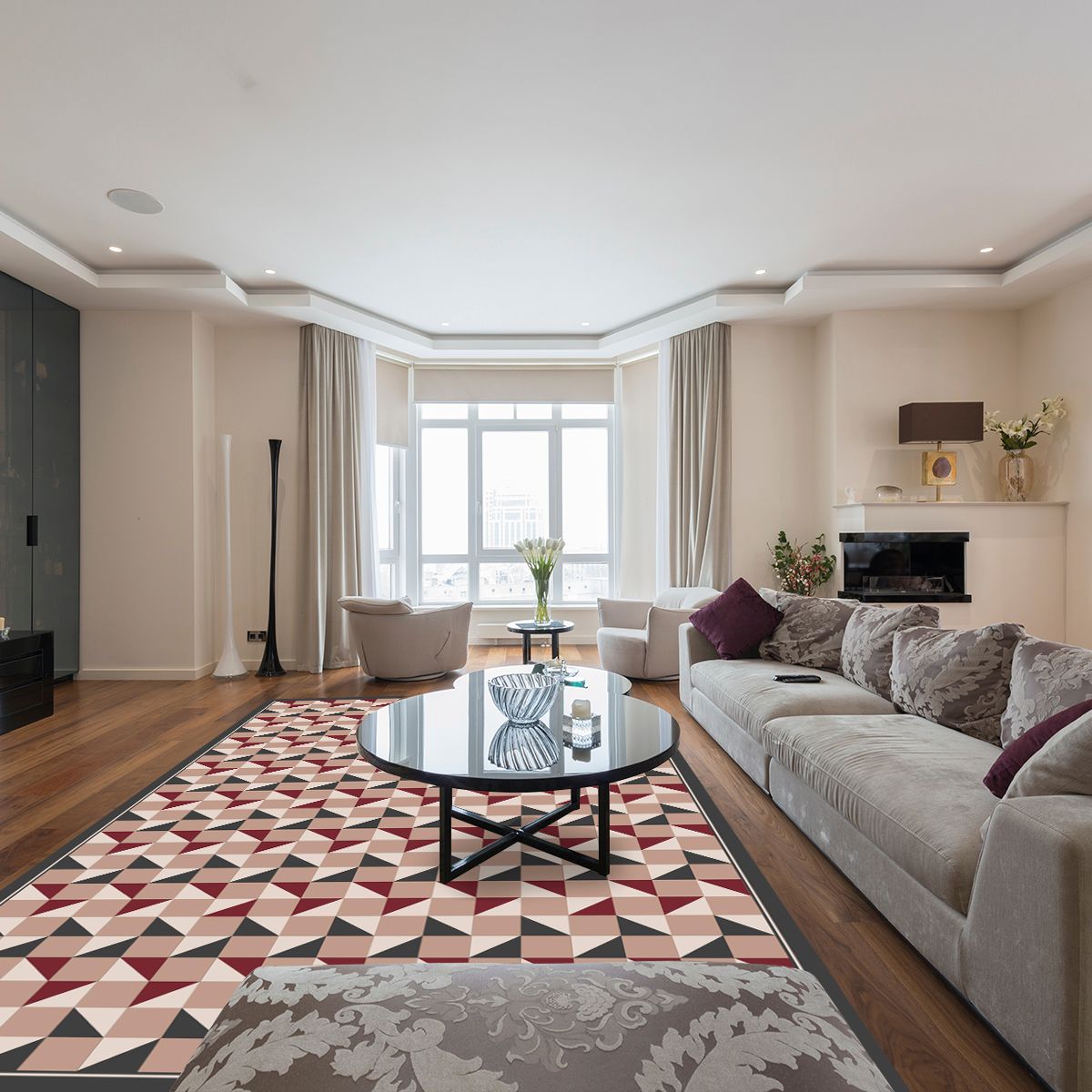 ALFOMBRA VINÍLICA LIVING TABLERO REDWOOD 140X180 CM - 7